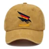 Adelaide Crows AFL Exclusive Logo Washed Cotton Baseball Cap - Printed With Box HOAFL100525BC01ADEL - Yellow