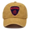 Melbourne Demons AFL Exclusive Logo Washed Cotton Baseball Cap - Printed With Box HOAFL100525BC01MELB - Yellow