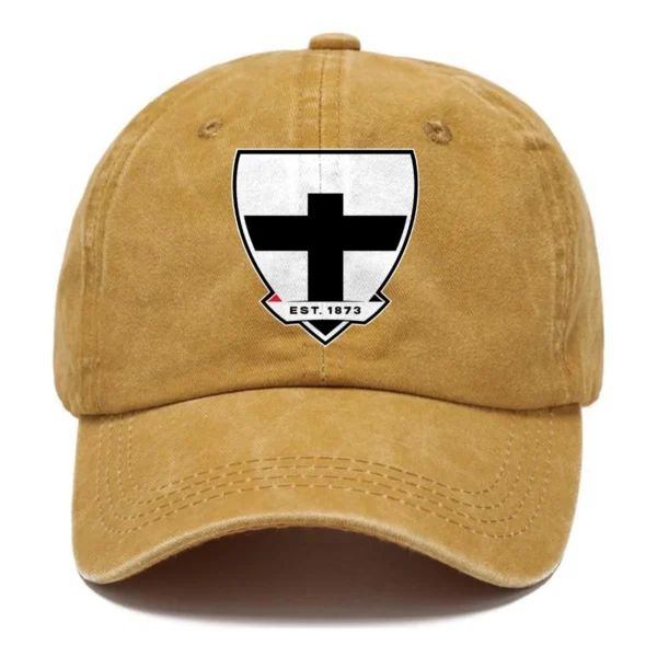 St Kilda Saints AFL Exclusive Logo Washed Cotton Baseball Cap - Printed With Box HOAFL100525BC01STK - Yellow