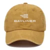Bayliner Fishing AU Exclusive Logo Washed Cotton Baseball Cap - Printed With Box HOFS070525AU1BYL - Yellow