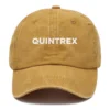 Quintrex Fishing AU Exclusive Logo Washed Cotton Baseball Cap - Printed With Box HOFS070525AU1QTX - Yellow