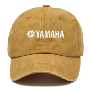 Yamaha Marine Fishing AU Exclusive Logo Washed Cotton Baseball Cap - Printed With Box HOFS070525AU1YMM - Yellow