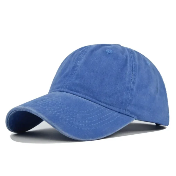 Collingwood Magpies AFL Exclusive Logo Washed Cotton Baseball Cap - Printed With Box HOAFL100525BC01COLL - Blue - Image 2