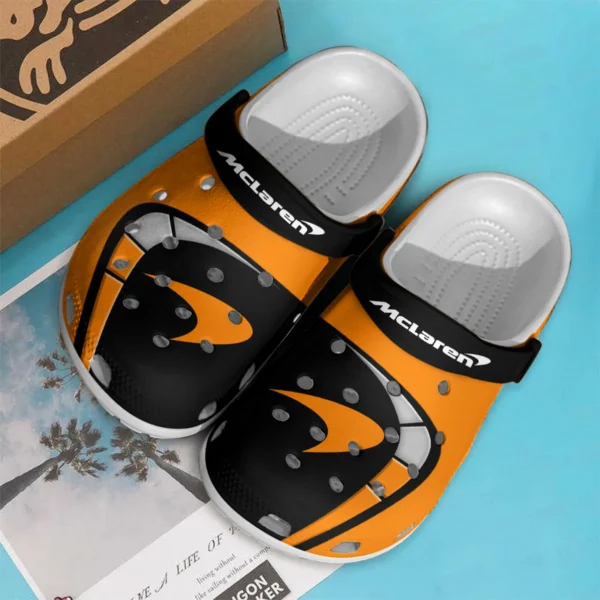 McLaren F1 Crocs - Waterproof Odor-resistant Antimicrobial BL6425A1MCL - Black - Image 2
