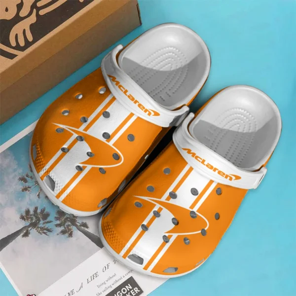 McLaren F1 Crocs - Waterproof Odor-resistant Antimicrobial BL6425A1MCL - White - Image 2