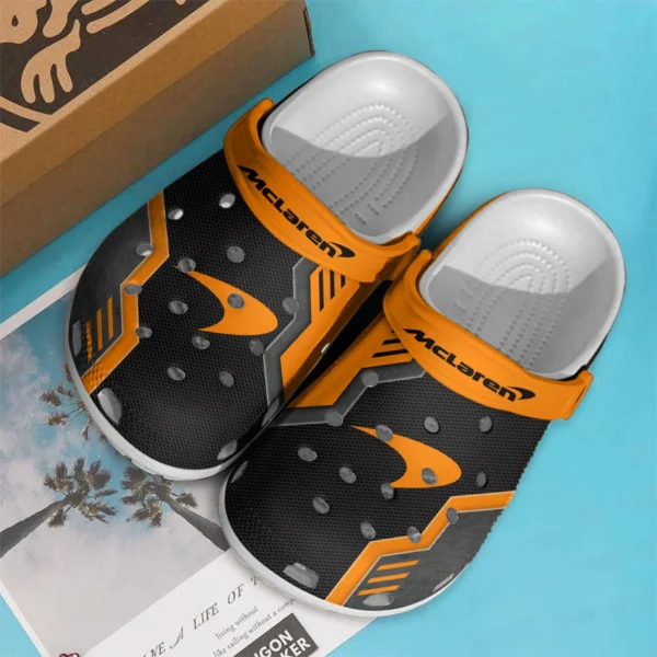 McLaren F1 Crocs - Waterproof Odor-resistant Antimicrobial BL6425A3MCL - Black - Image 2