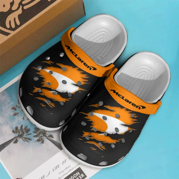 McLaren F1 Crocs - Waterproof Odor-resistant Antimicrobial BL6425A4MCL - Black - Image 2