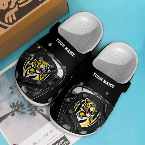 Richmond Tigers Australian Football League Exclusive Logo Crocs HOVA210525AFL07RICH - Image 3