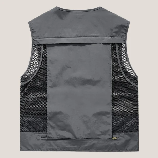 Bar Crusher Fishing AU Exclusive Logo Quick Drying Vest HOFS150525A02BCR - Gray - Image 2