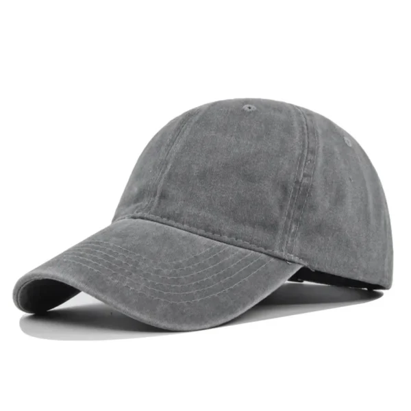 Brisbane Lions AFL Exclusive Logo Washed Cotton Baseball Cap - Printed With Box HOAFL100525BC01BL - Gray - Image 2