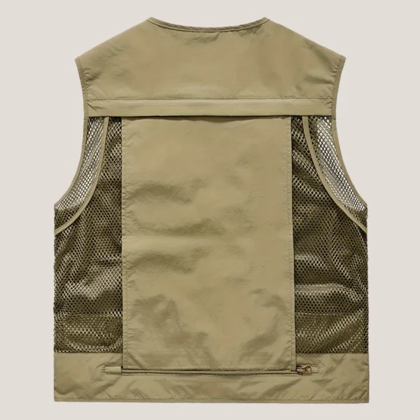 Garmin Fishing AU Exclusive Logo Quick Drying Vest HOFS150525A02GA - Khaki - Image 4