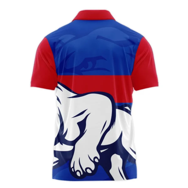 Western Bulldogs Australian Football League Exclusive Logo Polo Shirt HOAFL130525A02WBPL - Image 2
