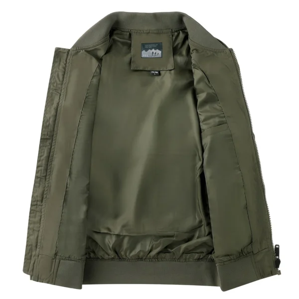 Bar Crusher Fishing AU Exclusive Logo Tactical Cargo Jacket HOFS150525A01BCR - Green - Image 2