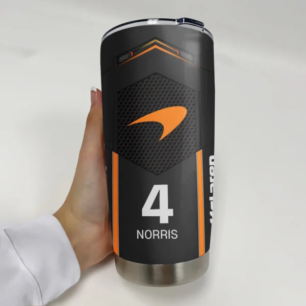 Lando Norris McLaren F1 Stainless Steel Tumbler 20oz 30oz Gift For Fan BLMCL11525A2NR - Image 2