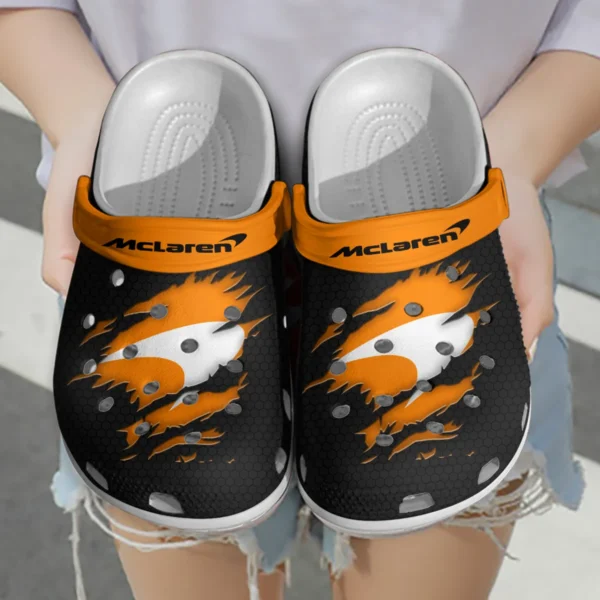McLaren F1 Crocs - Waterproof Odor-resistant Antimicrobial BL6425A4MCL - Black - Image 3