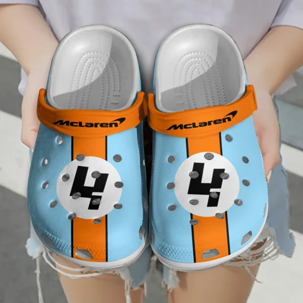 Lando Norris 4 McLaren F1 Crocs - Waterproof Odor-resistant Antimicrobial BLMCL8425A15 - Image 3