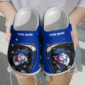 Western Bulldogs Australian Football League Exclusive Logo Crocs HOVA210525AFL07WB