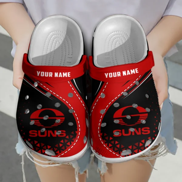 Gold Coast SUNS Australian Football League Exclusive Logo Crocs HOVA210525AFL08GCFC