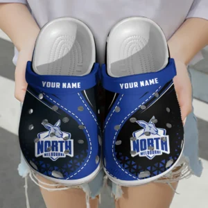 North Melbourne Kangaroos Australian Football League Exclusive Logo Crocs HOVA210525AFL08NMFC