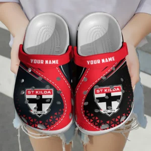 St Kilda Saints Australian Football League Exclusive Logo Crocs HOVA210525AFL08STK
