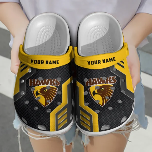 Hawthorn Hawks Australian Football League Exclusive Logo Crocs HOVA210525AFL09HAW