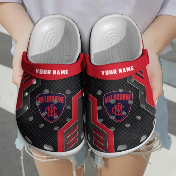 Melbourne Demons Australian Football League Exclusive Logo Crocs HOVA210525AFL09MELB
