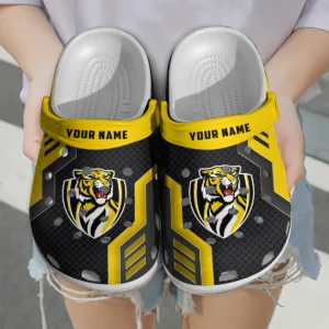 Richmond Tigers Australian Football League Exclusive Logo Crocs HOVA210525AFL09RICH
