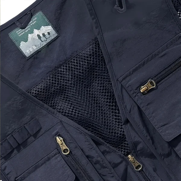 Bar Crusher Fishing AU Exclusive Logo Quick Drying Vest HOFS150525A02BCR - Navy - Image 3
