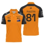 Oscar Piastri McLaren Formula One Exclusive Logo Polo Shirt BLF1290325A3MCLPL