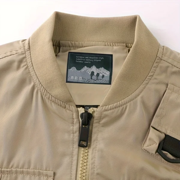 Garmin Fishing AU Exclusive Logo Tactical Cargo Jacket HOFS150525A01GA - Khaki - Image 3