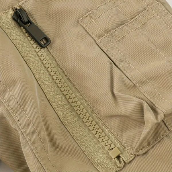 Garmin Fishing AU Exclusive Logo Tactical Cargo Jacket HOFS150525A01GA - Khaki - Image 4