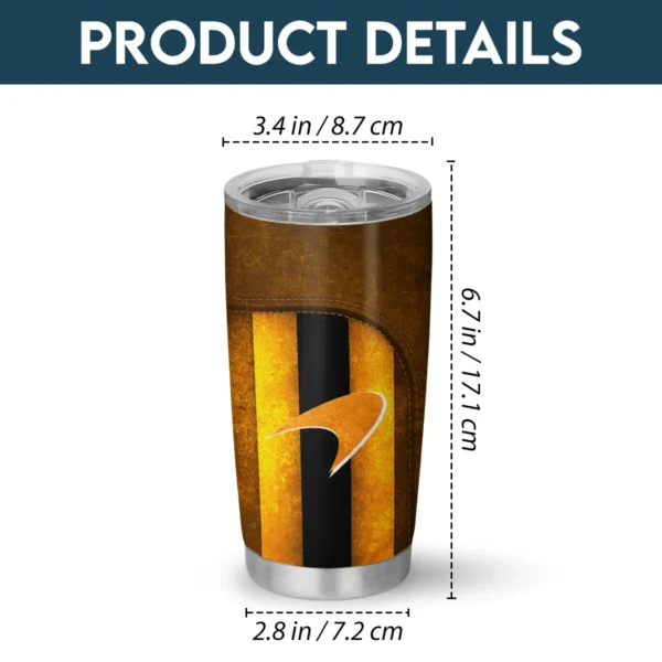 McLaren F1 Stainless Steel Tumbler 20oz 30oz Gift For Fan BLMCL11525A12 - Image 4