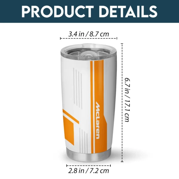 McLaren F1 Stainless Steel Tumbler 20oz 30oz Gift For Fan BLMCL11525A13 - Image 4