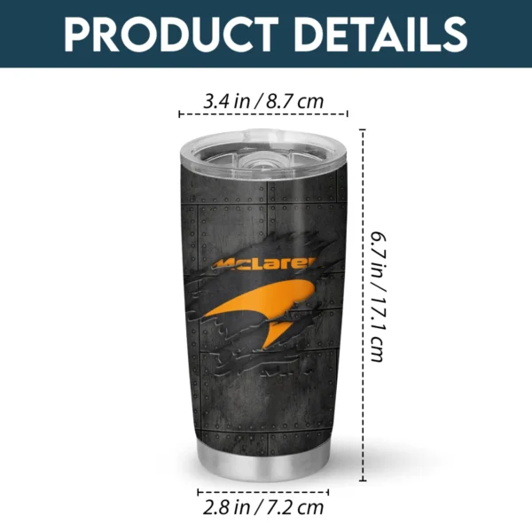 McLaren F1 Stainless Steel Tumbler 20oz 30oz Gift For Fan BLMCL11525A5 - Image 4