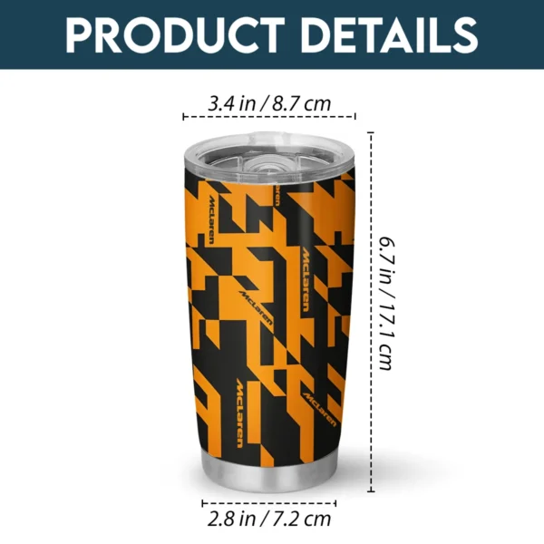 McLaren F1 Stainless Steel Tumbler 20oz 30oz Gift For Fan BLMCL11525A7 - Image 4