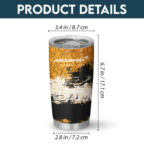 McLaren F1 Stainless Steel Tumbler 20oz 30oz Gift For Fan BLMCL11525A8 - Image 4