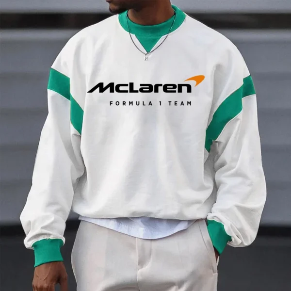 Limited Edition McLaren F1 Crew Neck Sweatshirt For Racing Fans BLMCL4525A1 - Black - Image 5