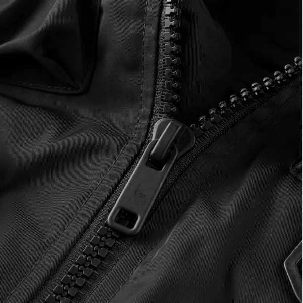 Bar Crusher Fishing AU Exclusive Logo Tactical Cargo Jacket HOFS150525A01BCR - Black - Image 5