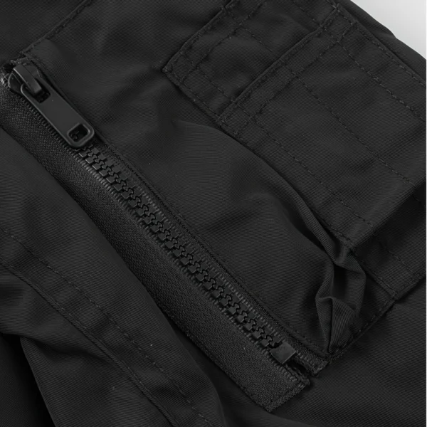 Bar Crusher Fishing AU Exclusive Logo Tactical Cargo Jacket HOFS150525A01BCR - Black - Image 7