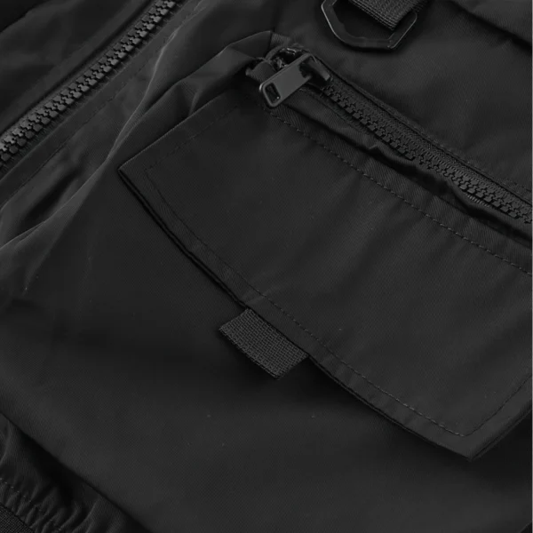 Bar Crusher Fishing AU Exclusive Logo Tactical Cargo Jacket HOFS150525A01BCR - Black - Image 8