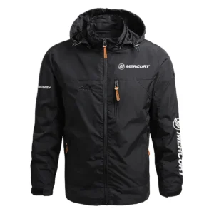 Mercury Marine Exclusive Logo Waterproof Outdoor Jacket QTFS270425AU1MCM - Black