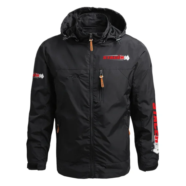 Stacer Exclusive Logo Waterproof Outdoor Jacket QTFS270425AU1STC - Black