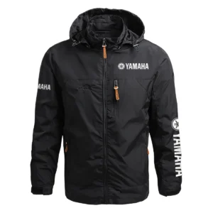 Yamaha Marine Exclusive Logo Waterproof Outdoor Jacket QTFS270425AU1YMM - Black