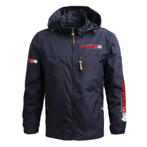 Stacer Exclusive Logo Waterproof Outdoor Jacket QTFS270425AU1STC - Blue
