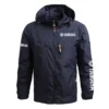 Yamaha Marine Exclusive Logo Waterproof Outdoor Jacket QTFS270425AU1YMM - Blue
