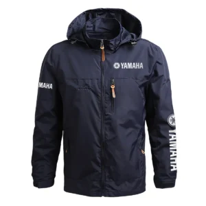 Yamaha Marine Exclusive Logo Waterproof Outdoor Jacket QTFS270425AU1YMM - Blue