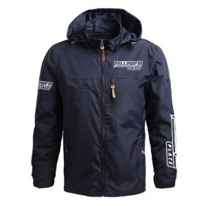 Yellowfin Plate Exclusive Logo Waterproof Outdoor Jacket QTFS270425AU1YPB - Blue
