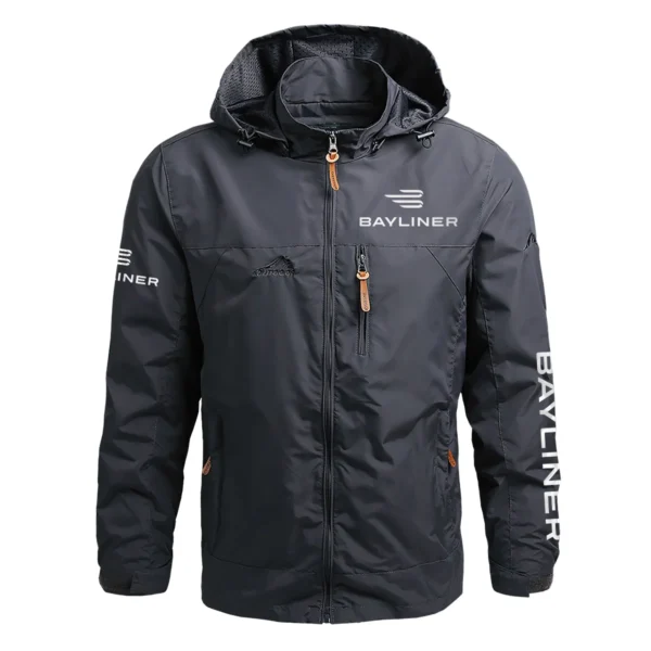 Bayliner Exclusive Logo Waterproof Outdoor Jacket QTFS270425AU1BYL - Gray