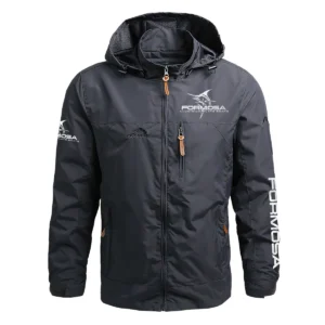 Formosa Marine Exclusive Logo Waterproof Outdoor Jacket QTFS270425AU1FOM - Gray
