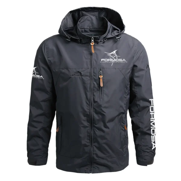 Formosa Marine Exclusive Logo Waterproof Outdoor Jacket QTFS270425AU1FOM - Gray